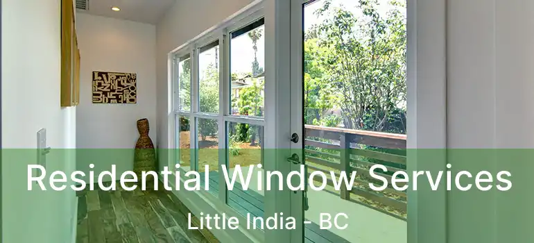  Residential Window Services Little India - BC