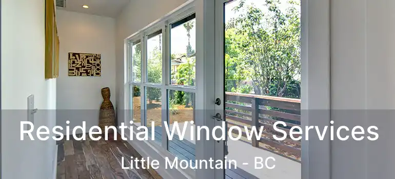  Residential Window Services Little Mountain - BC