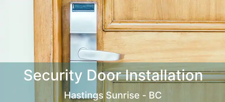  Security Door Installation Hastings Sunrise - BC