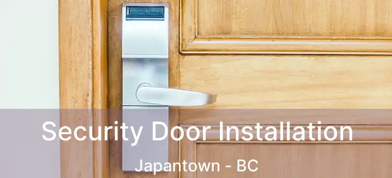  Security Door Installation Japantown - BC