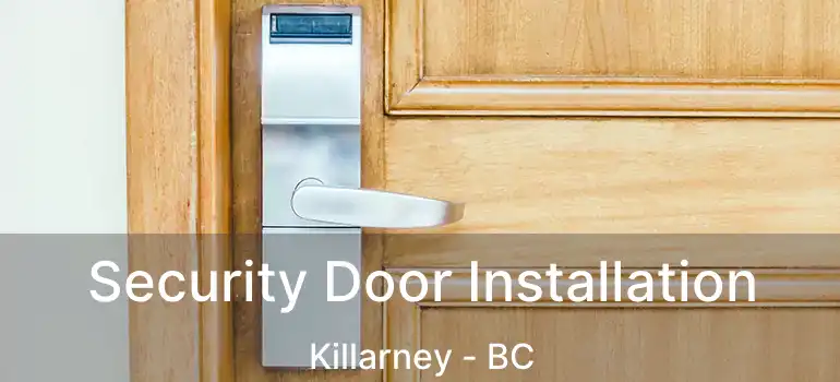  Security Door Installation Killarney - BC