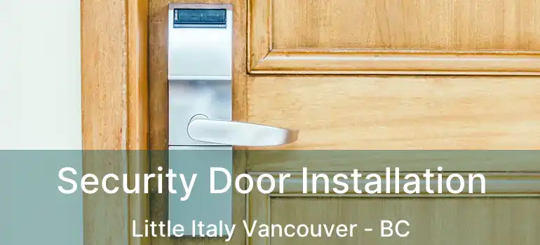  Security Door Installation Little Italy Vancouver - BC