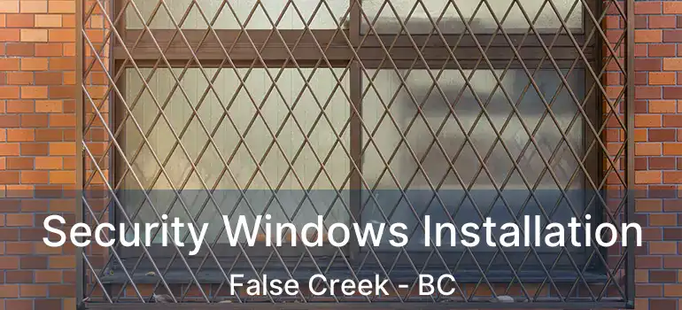  Security Windows Installation False Creek - BC