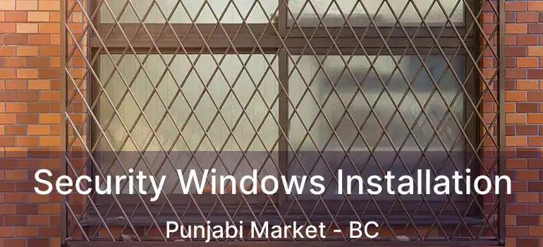  Security Windows Installation Punjabi Market - BC