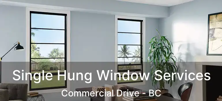  Single Hung Window Services Commercial Drive - BC