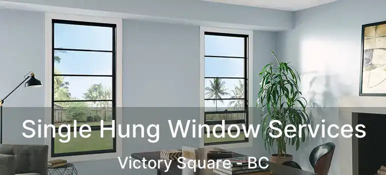  Single Hung Window Services Victory Square - BC