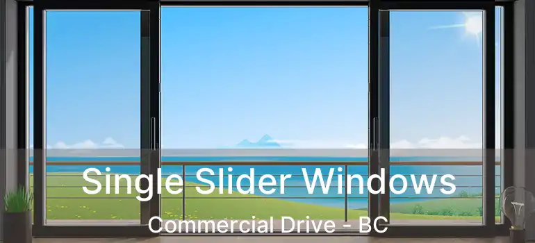  Single Slider Windows Commercial Drive - BC
