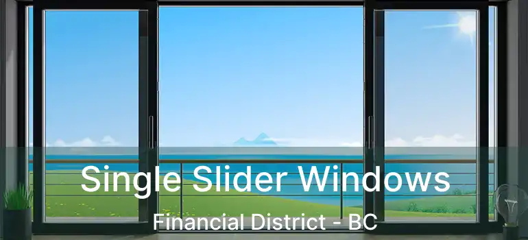  Single Slider Windows Financial District - BC