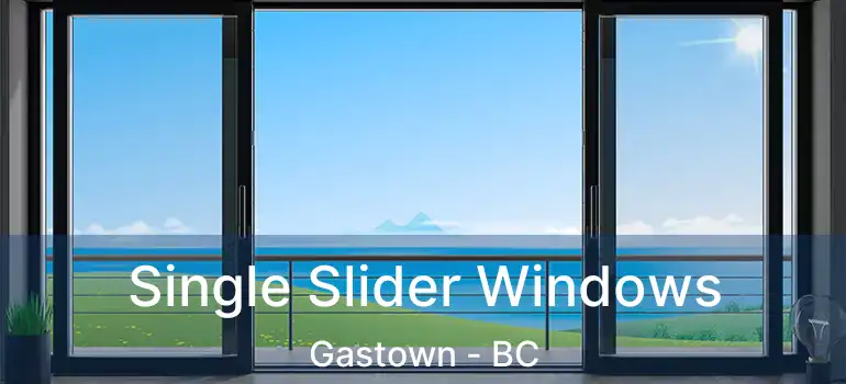  Single Slider Windows Gastown - BC