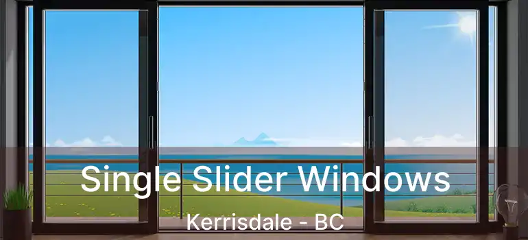  Single Slider Windows Kerrisdale - BC