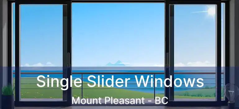  Single Slider Windows Mount Pleasant - BC