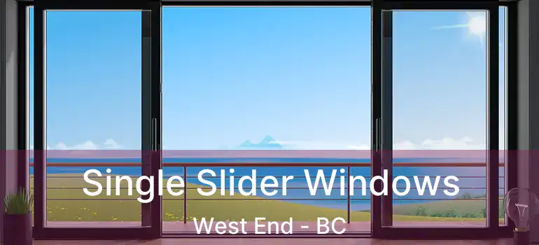  Single Slider Windows West End - BC