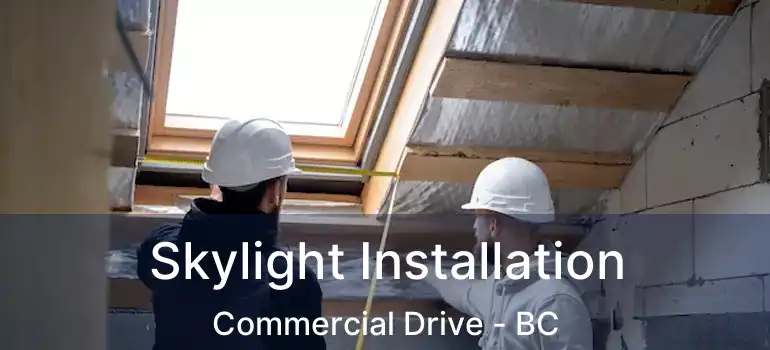  Skylight Installation Commercial Drive - BC