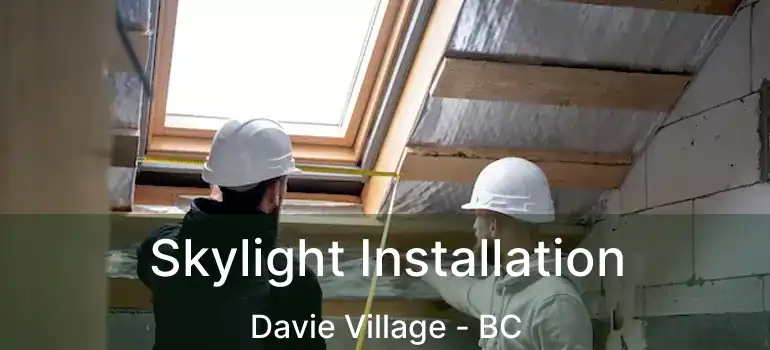  Skylight Installation Davie Village - BC