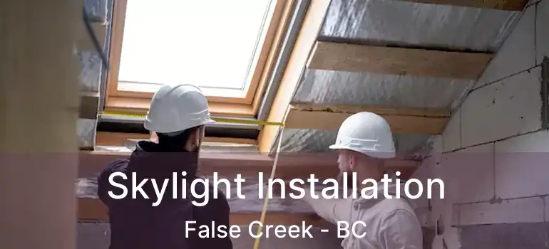  Skylight Installation False Creek - BC