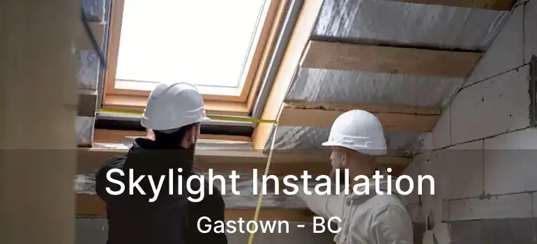  Skylight Installation Gastown - BC