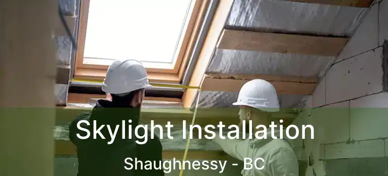  Skylight Installation Shaughnessy - BC