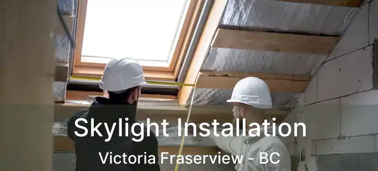  Skylight Installation Victoria Fraserview - BC