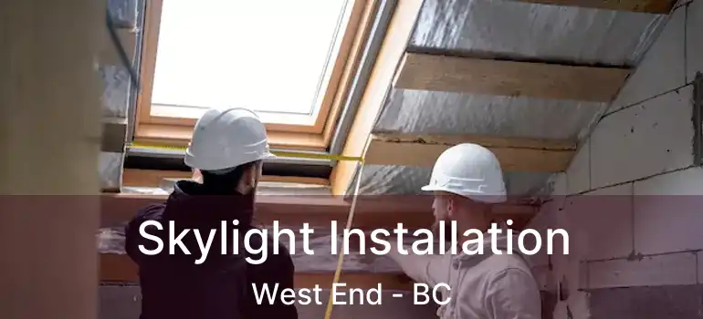  Skylight Installation West End - BC