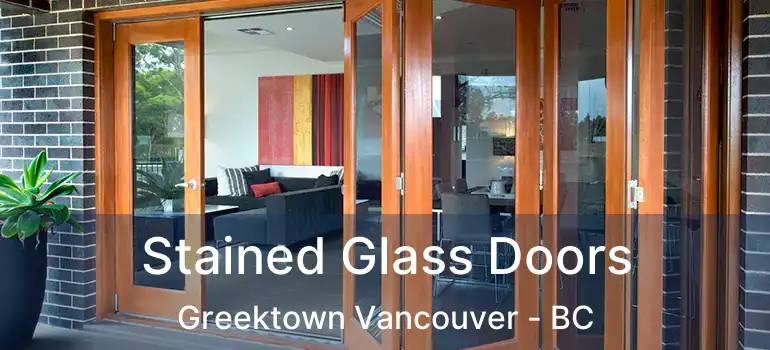  Stained Glass Doors Greektown Vancouver - BC