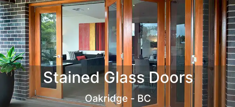  Stained Glass Doors Oakridge - BC