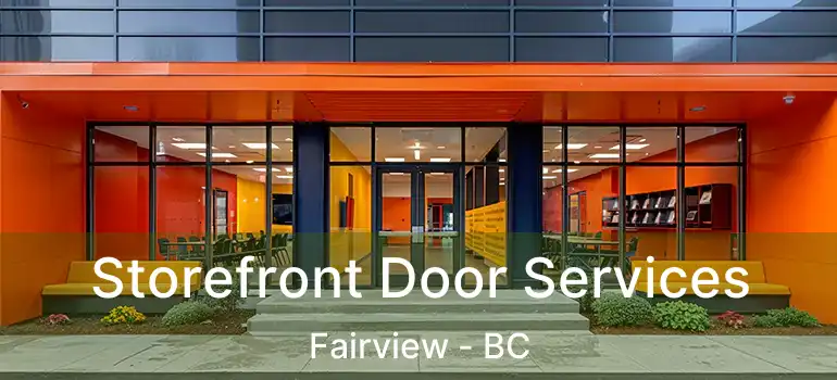  Storefront Door Services Fairview - BC