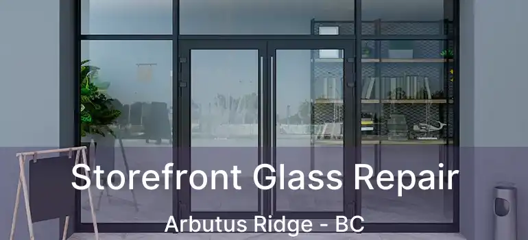  Storefront Glass Repair Arbutus Ridge - BC