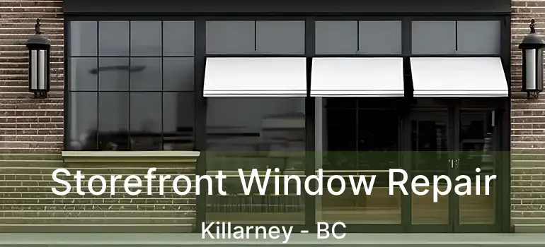  Storefront Window Repair Killarney - BC