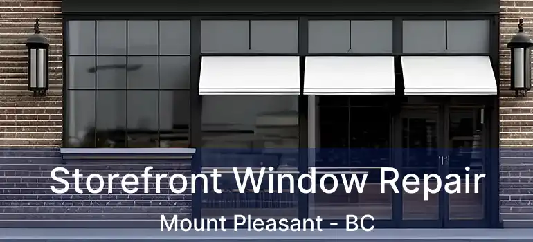 Storefront Window Repair Mount Pleasant - BC