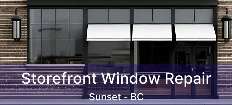  Storefront Window Repair Sunset - BC