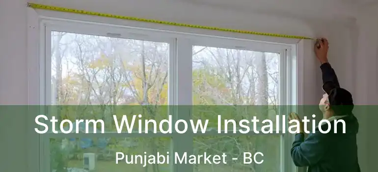  Storm Window Installation Punjabi Market - BC
