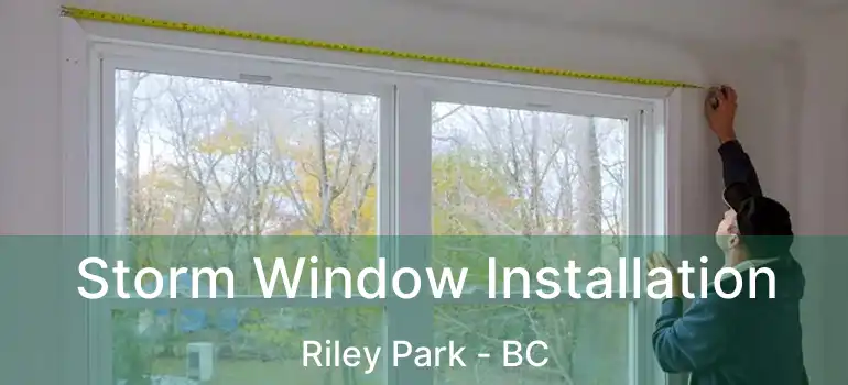  Storm Window Installation Riley Park - BC