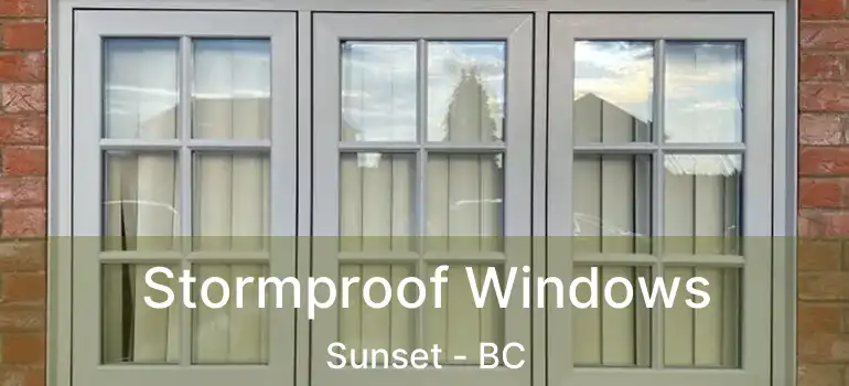  Stormproof Windows Sunset - BC