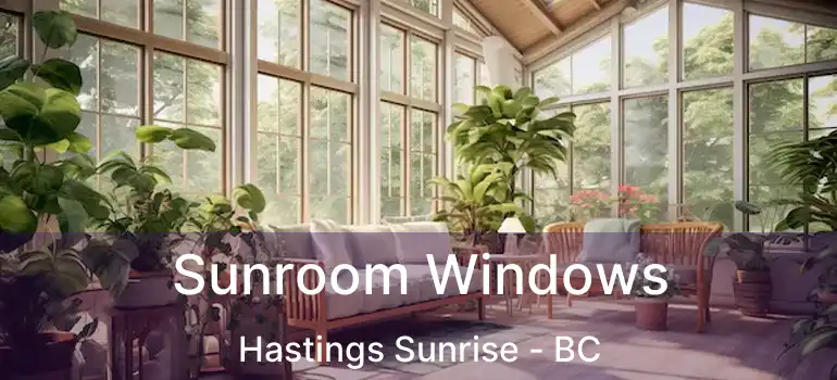  Sunroom Windows Hastings Sunrise - BC