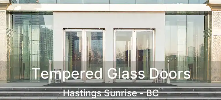  Tempered Glass Doors Hastings Sunrise - BC