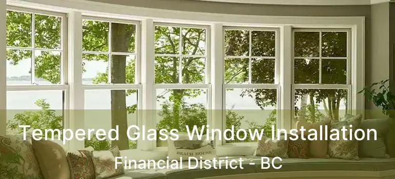  Tempered Glass Window Installation Financial District - BC