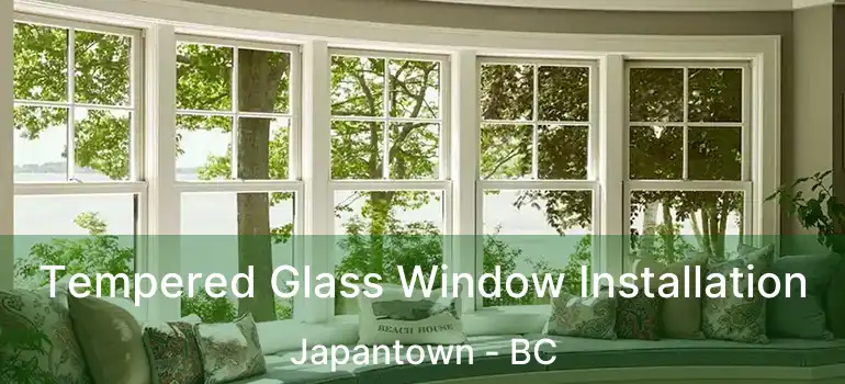  Tempered Glass Window Installation Japantown - BC