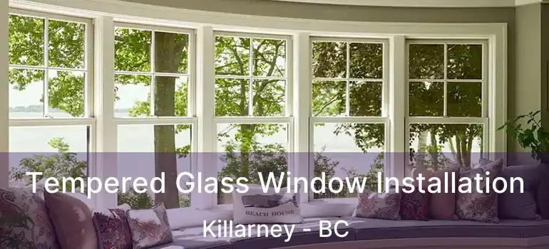  Tempered Glass Window Installation Killarney - BC