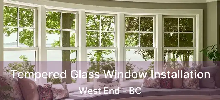 Tempered Glass Window Installation West End - BC