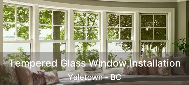  Tempered Glass Window Installation Yaletown - BC