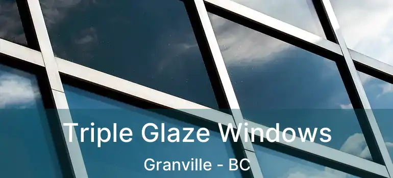  Triple Glaze Windows Granville - BC