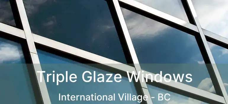  Triple Glaze Windows International Village - BC