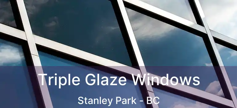 Triple Glaze Windows Stanley Park - BC