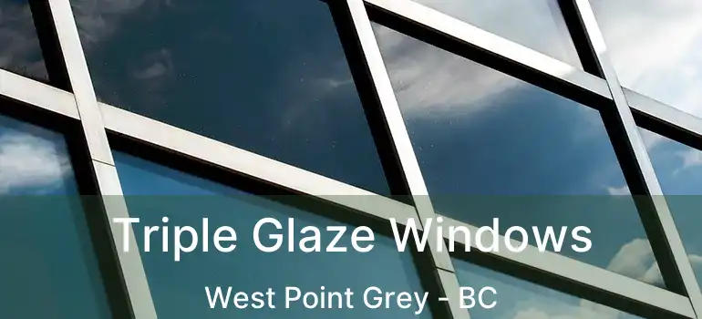  Triple Glaze Windows West Point Grey - BC