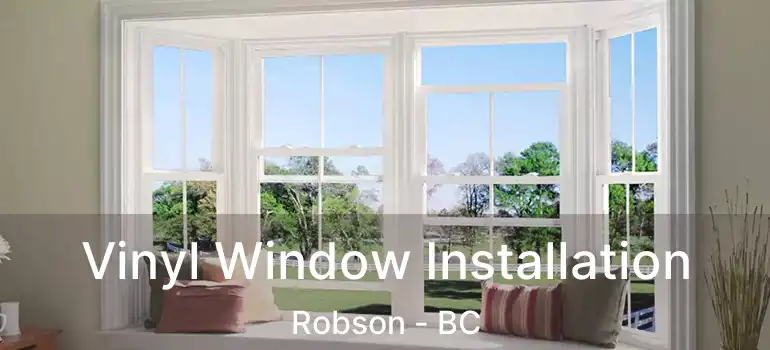  Vinyl Window Installation Robson - BC