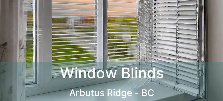  Window Blinds Arbutus Ridge - BC