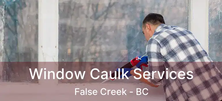  Window Caulk Services False Creek - BC