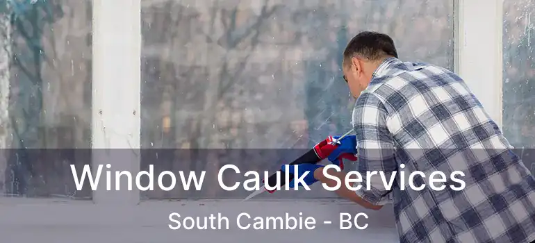  Window Caulk Services South Cambie - BC