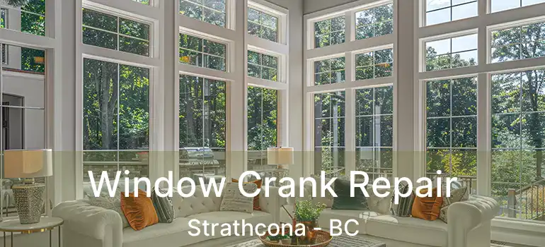  Window Crank Repair Strathcona - BC