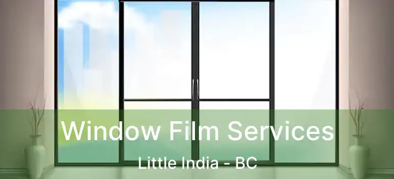  Window Film Services Little India - BC